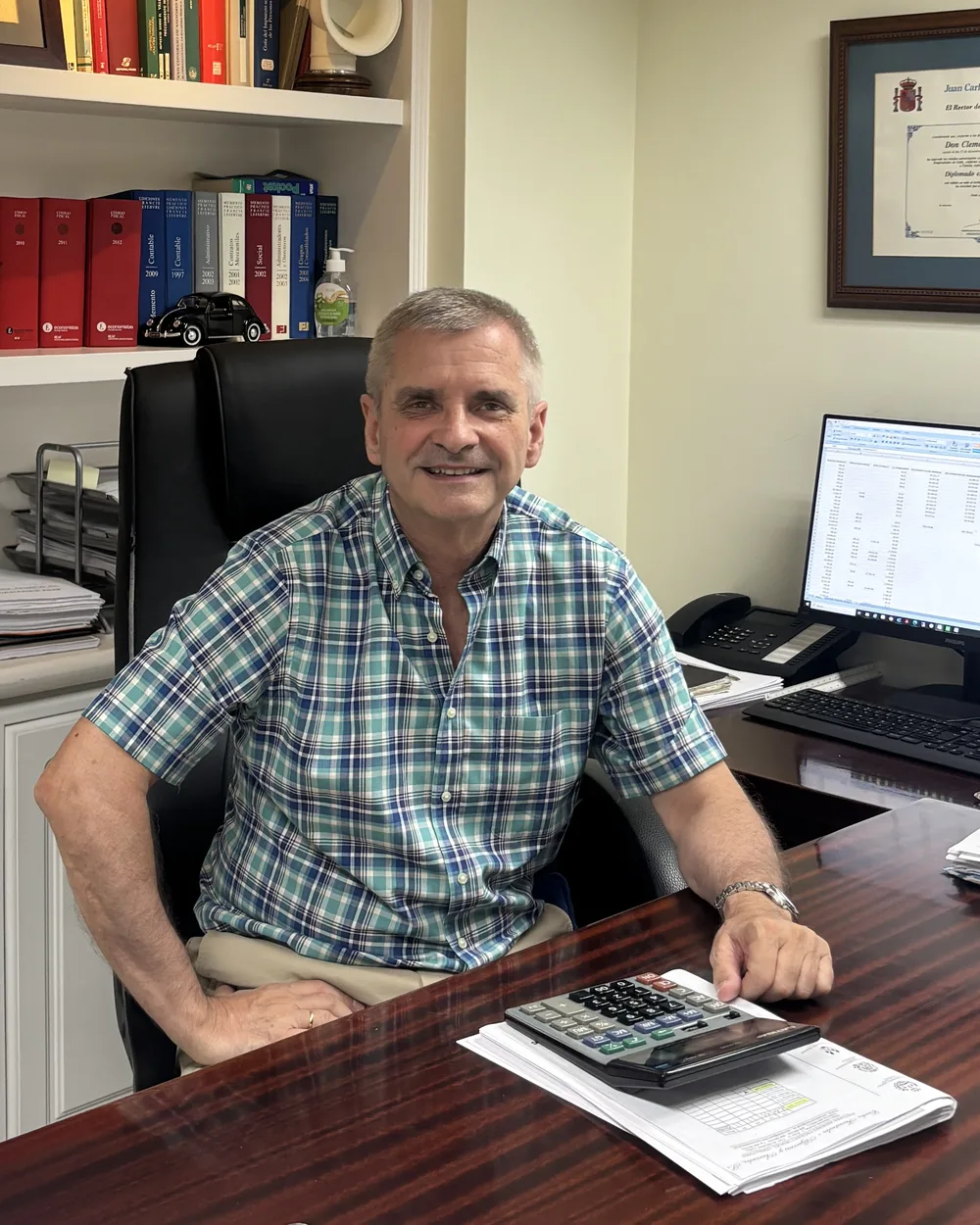 Clemente Vidal, área fiscal, inspección y recursos